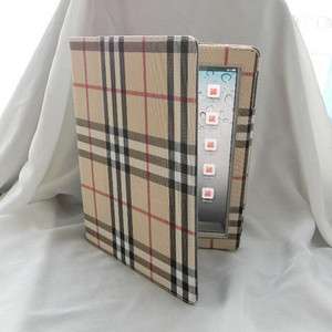   Smart Leather Case Cover w/ Stand for iPad2 Wake/Sleep Function  