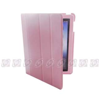 The new iPad 3 Smart Cover Slim Magnetic PU Leather Case Wake/ Sleep 