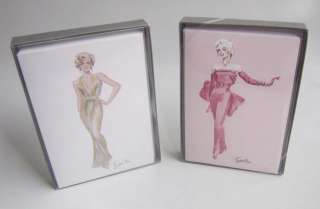 MARILYN MONROE Note Cards 2 Boxed Sets 6 Notecards by Designer Bill 
