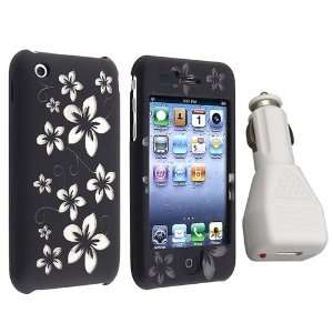  Black Hawaii Hard Case + Car Charger Compatible With 