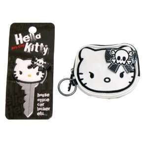   Loungefly Angry Hello Kitty Coinbag and Key Cap Set: Everything Else