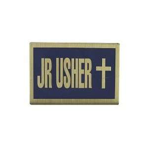  Jr Usher Blue/gold Badge Pack of 6