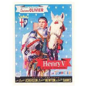  Henry V Movie Poster, 11 x 15.5 (1944): Home & Kitchen