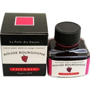  J. Herbin Bottled Ink Refill   Rouge Bourgogne 130/28 