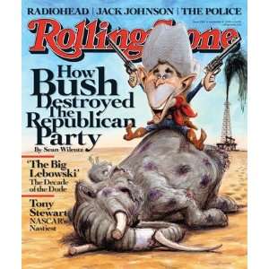 Bush (illustration), 2008 Rolling Stone Cover Poster by Victor 