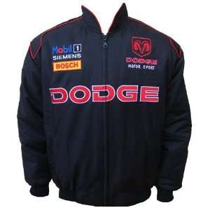  Dodge Motor Sport Jacket Black: Sports & Outdoors