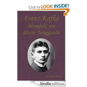 Blumfeld, ein älterer Junggeselle (German Edition) Franz Kafka 