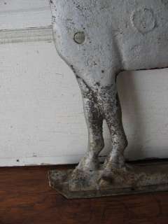 THE BEST Old CAST METAL HORSE was Weathervane Weight NOW AWESOME WALL 