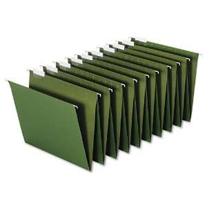  Globe Weis  Hanging Accordion Folders, Letter Size, Green 
