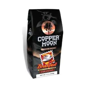 Copper Moon Breakfast Blend Coffee, Whole Bean, 12 Ounce Bag