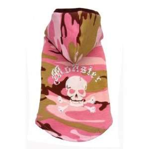  Hip Doggie HD 1PCM Monster Dog Hoodie in Pink Camo Size 