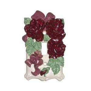  single switch decorative switch plate cover   Rose, single 