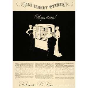   Food Preservation Kelvinator Refrigerator   Original Print Ad Home
