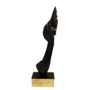  Bronze Abstract Silhouette Statue Hand Crafted Modern Sculpture 