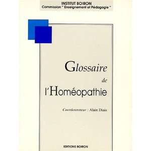  glossaire homeopathie (9782857420781) Diais Books