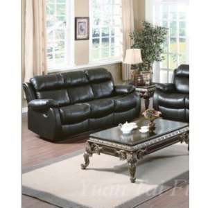  Yuan Tai WE9918S BK Weston Black Recliner Sofa: Home 