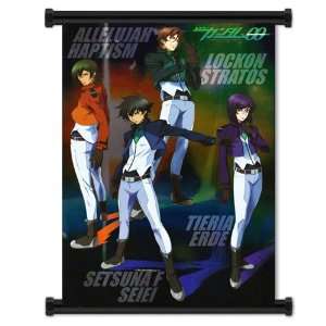  Mobile Suit Gundam 00 Anime Fabric Wall Scroll Poster (16 