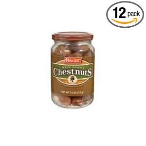  Minerve Chestnuts, Roasted Whole, 7.4 Ounce (Pack of 12 