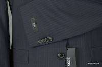 NEW HUGO BOSS The Grand/Central Wool Dark Blue 42R 42 Suit Flat 