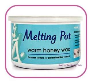 Melting Pot Warm Honey Wax Body Facial Hair Removal 14 oz 