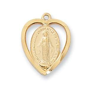  Miraculous Medal, Gold Plated Jewelry