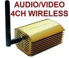 HQ 4 Channel Wireless Audio/Video Transmitter&Re​ceiver