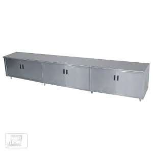  SS 2412M 144 x 24 Enclosed Base Cabinet w/ Mid Shelf