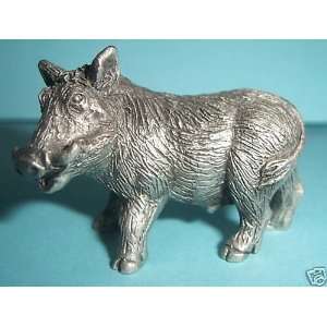  Hudson Pewter Noahs Ark Figurine   Female Wart Hog 