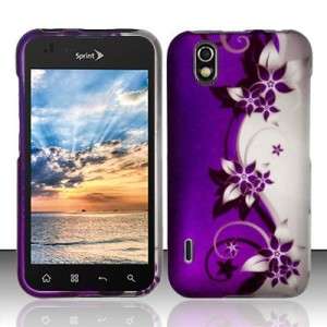 For Alltel LG Ignite HARD Protector Case Snap on Phone Cover Purple 