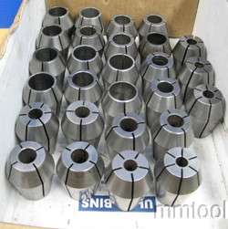 27~ UNIVERSAL ENGINEERING ZZ DOUBLE ANGLE COLLET SET 3/8  1 