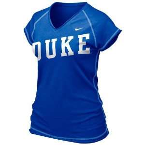  Nike Duke Blue Devils Ladies Duke Blue 2010 Ole Faithful T shirt 