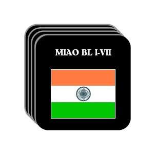  India   MIAO BL I VII Set of 4 Mini Mousepad Coasters 