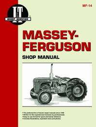 Massey Ferguson Shop Manual Models F40, MF202, MF204  