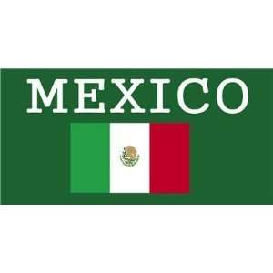 Flag WORLD CUP MEXICO Soccer Team Large Beach / Bath Towel:  
