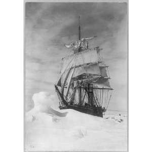  Terra Nova icebound,pack,ship,British Antarctic Expedition 