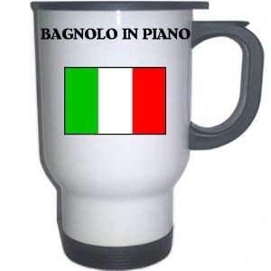   )   BAGNOLO IN PIANO White Stainless Steel Mug 