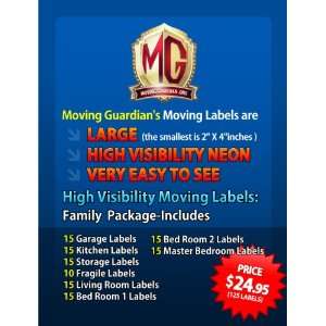    Extra Large Moving Labels / Family Package