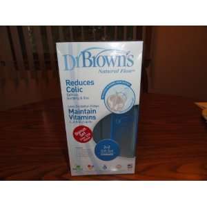  Dr. Browns Natural Flow Baby Bottles Gift Set. Reduces 