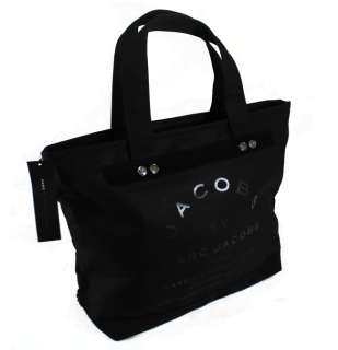 MARC BY MARC JACOBS CANVAS TOTE GUNMETAL BLACK *LIMITED!!  