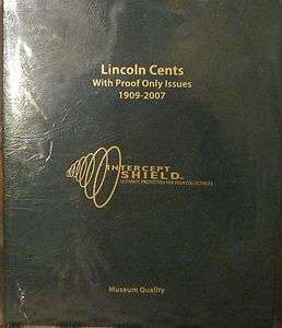 Intercept Shield Album Lincoln Cents 1909 2007  