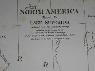 1832 SDUK Map of Lake Superior  