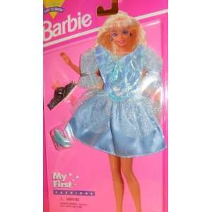    Barbie My First Fashions Blue Princess Gown (1995): Toys & Games