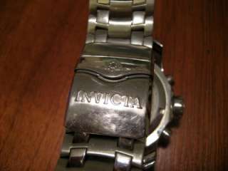 Invicta Pro Diver Collection Model 0070 Chronograph Stainless Steel 