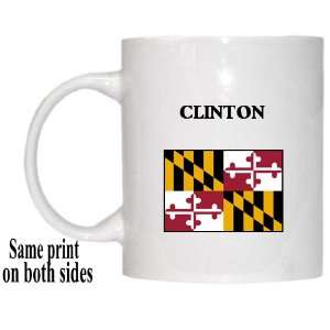    US State Flag   CLINTON, Maryland (MD) Mug 