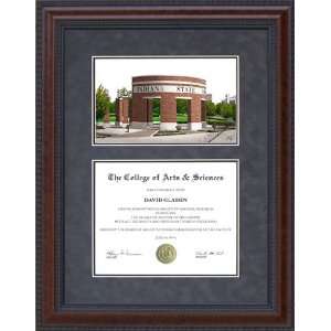  Diploma Frame with Indiana State University (ISU) Campus 