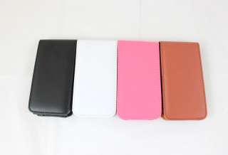   LEATHER FLIP SKIN CASE COVER FOR APPLE IPhone 4 4S Protector Case
