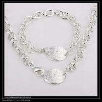 YST71 set silver egg magic vein pendant bracelet+necklace  