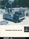 1967 magirus deutz 210 16fk crane loader truck brochure returns