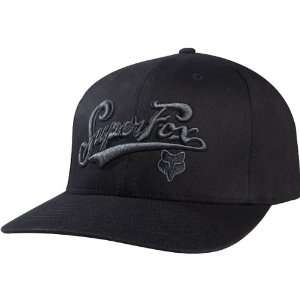 Fox Racing Matchless Mens Flexfit Race Wear Hat/Cap   Black / Large/X 