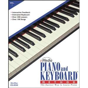  EMEDIA PIANO & KEYBOARD METHOD (WIN XP/MAC 10.3 OR LATER 